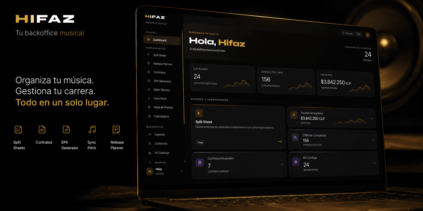 Hifaz: el backoffice musical creado para artistas independientes de Latinoamérica